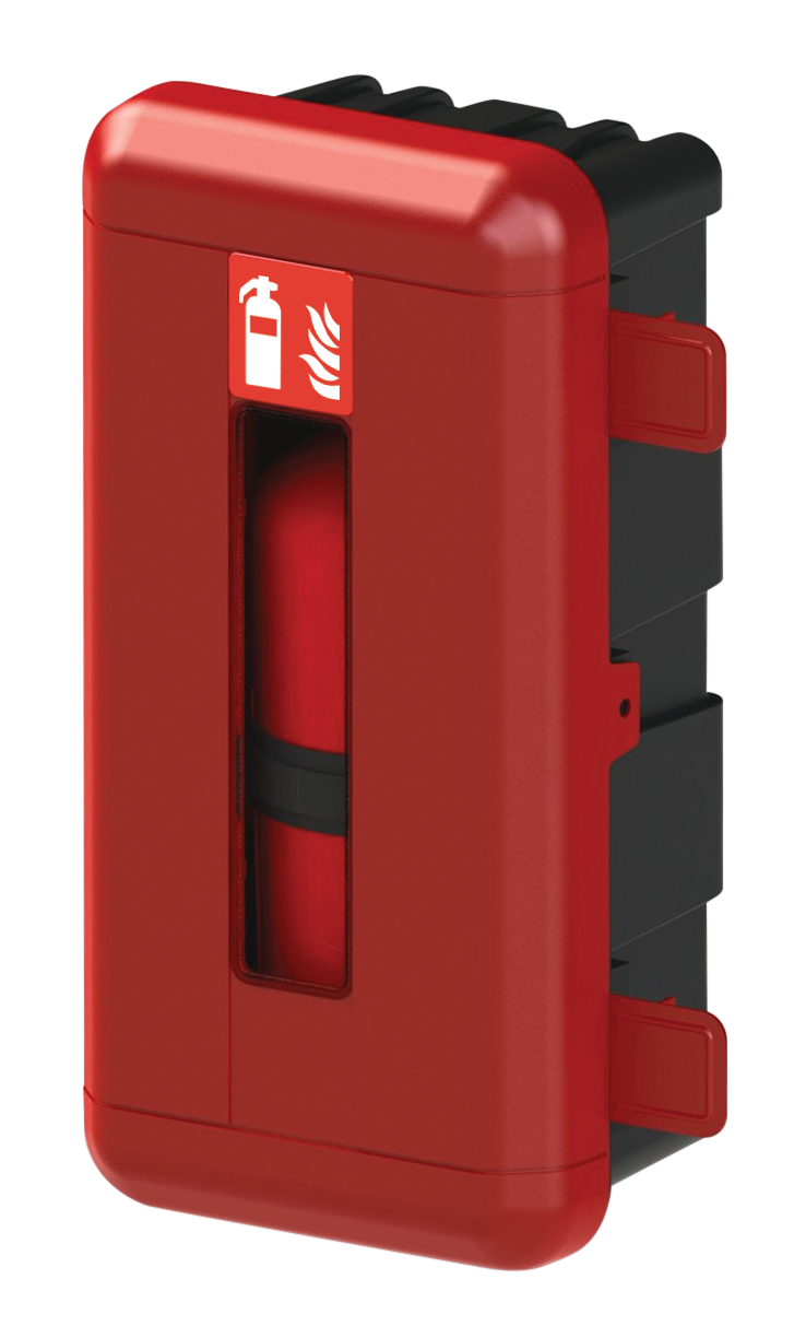 Vsafety 11013 Cartello Estintore Acqua ID | 200x150 Mm Plastica Rigida EN ISO 7010 Verde/Rosso
