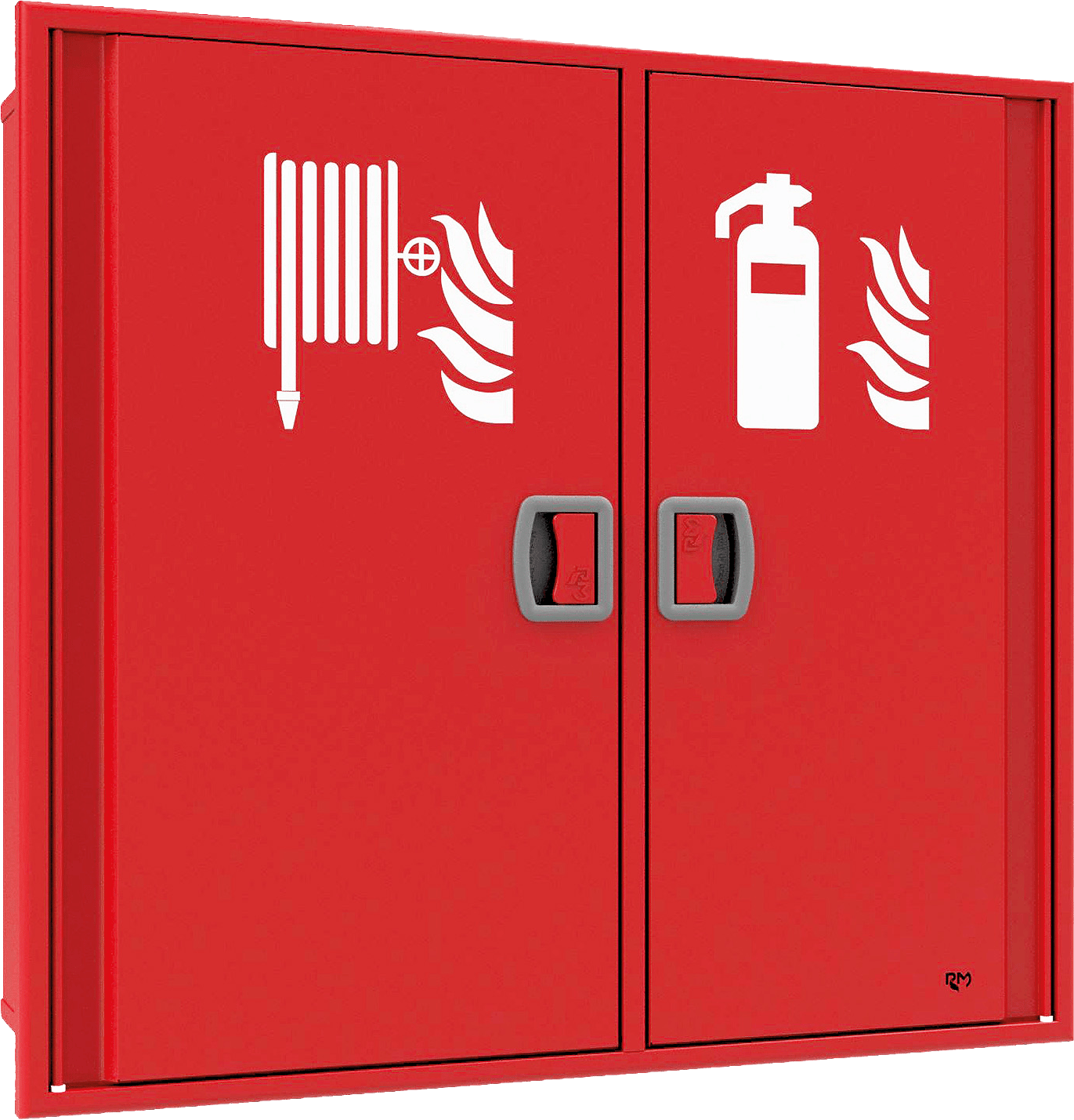 Unterputz-Wandhydrant Airone Evo Twin DN45 mit Feuerlöscherfach 0497/CPR/134