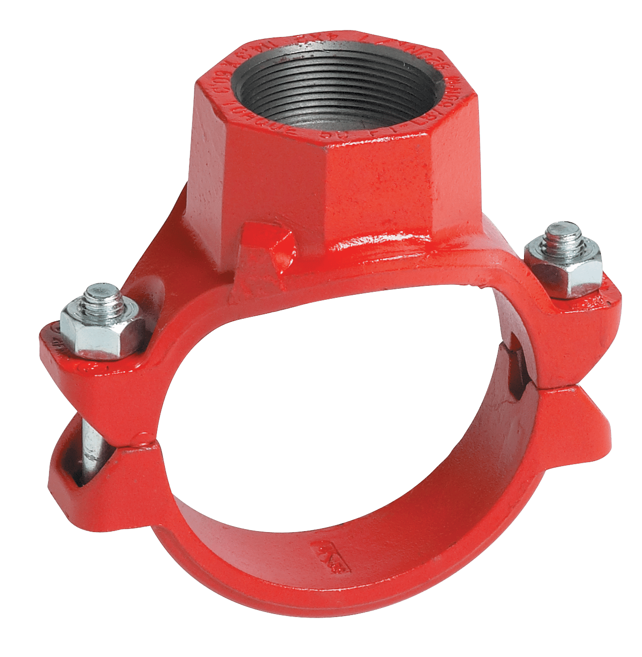 Presa a staffa filettata Style 920 - Rosso