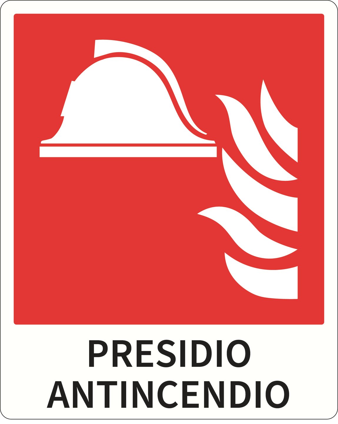 Segnaletica Antincendio Trifacciale per Esterno
