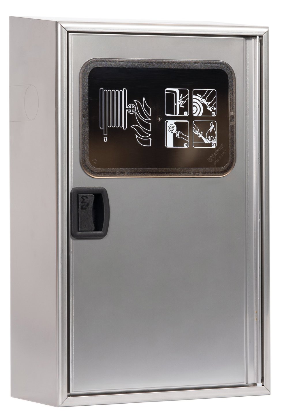 Idrante a muro Airone Evo DN45 da interno/esterno con oblò 0497/CPR/134