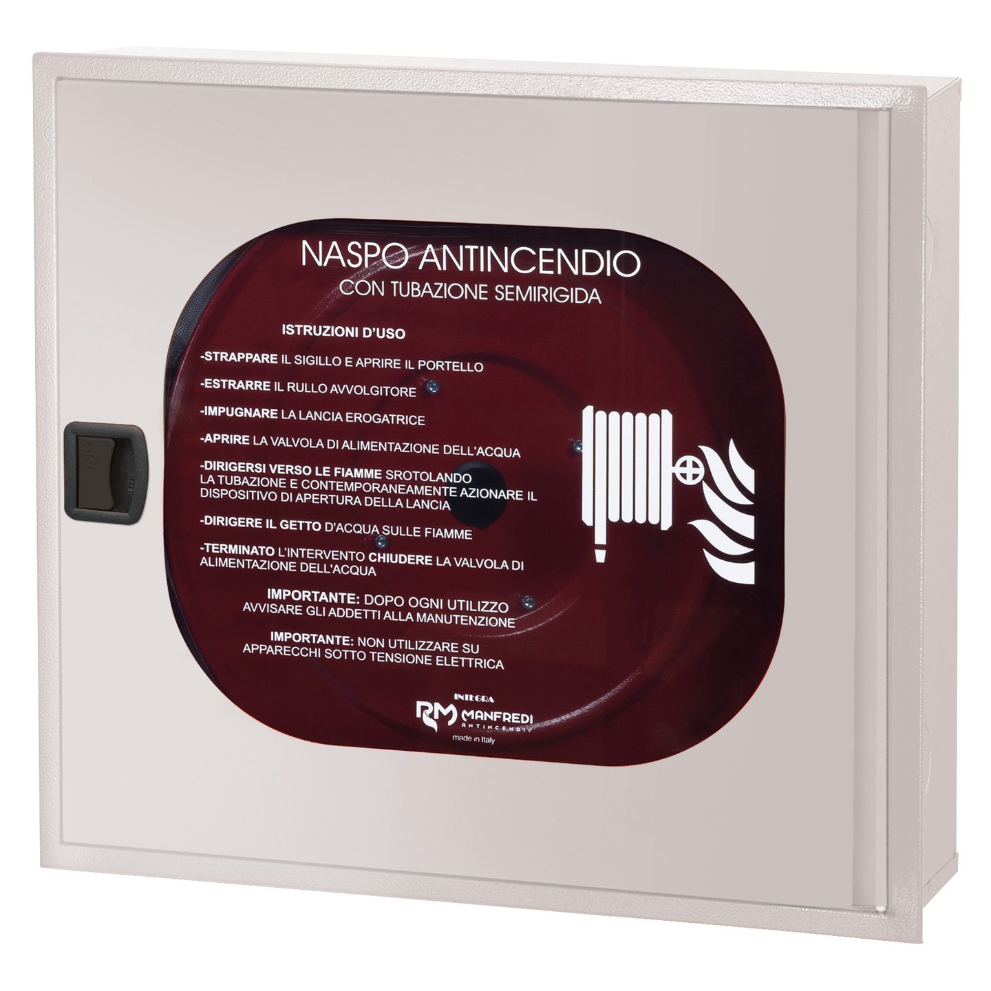 Naspo da incasso Airone Evo DN25 con lastra