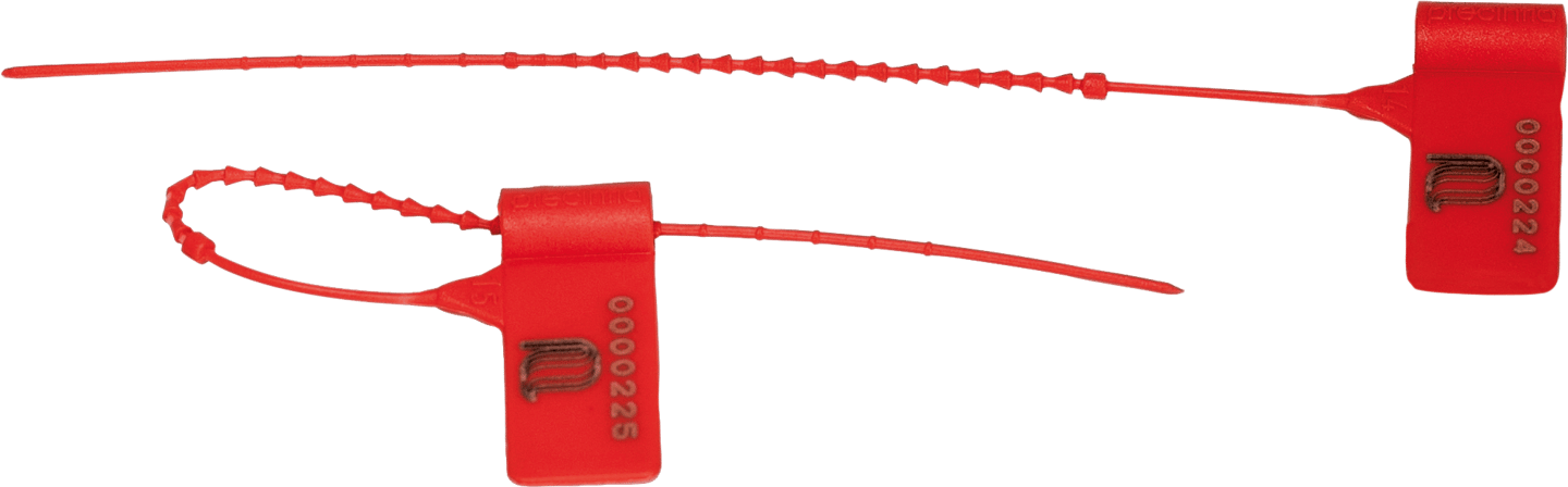 Precintos de seguridad numerados