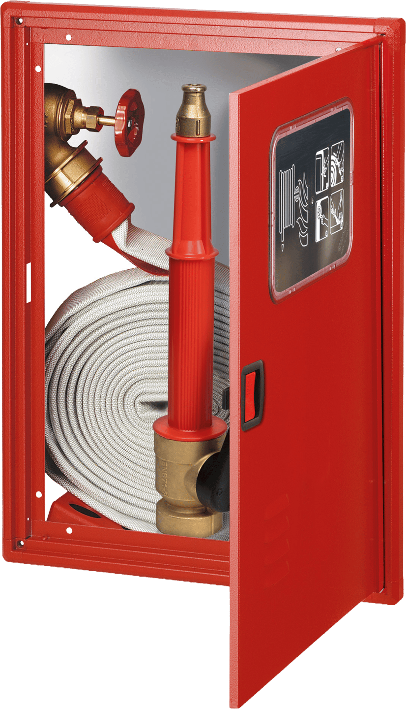 Wandhydrant-Set Airone Evo DN45 mit Sichtfenstertür
