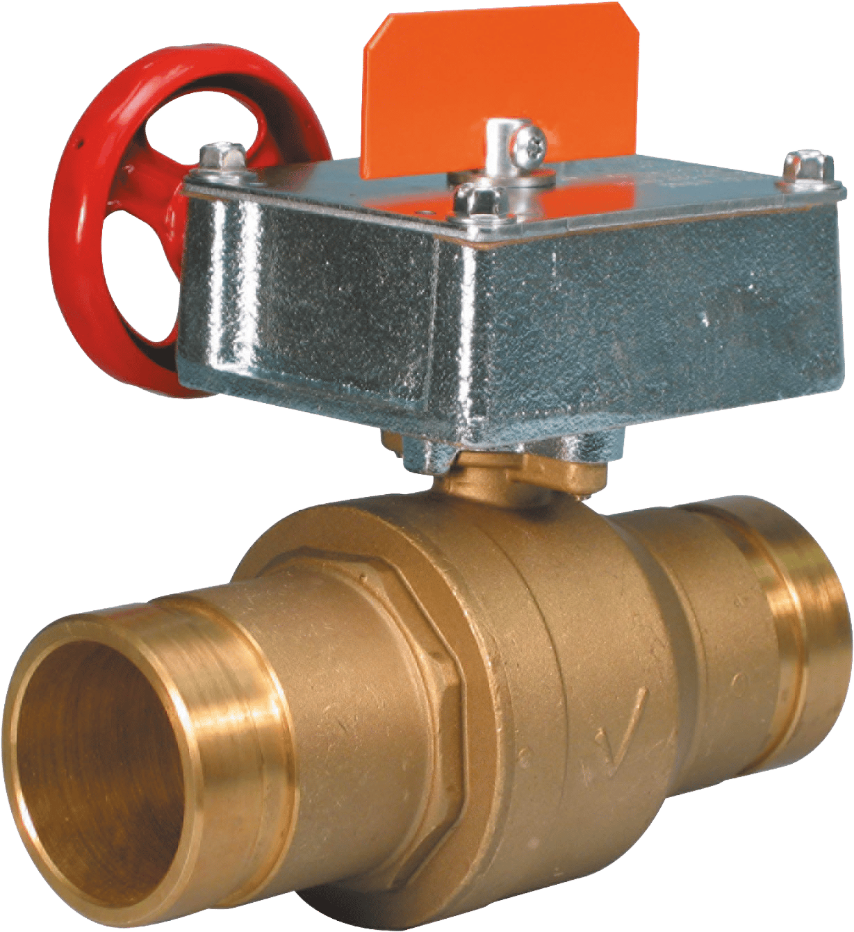 Kugelhahn FireLock Serie 728 mit Gewinde/Nut und Handrad