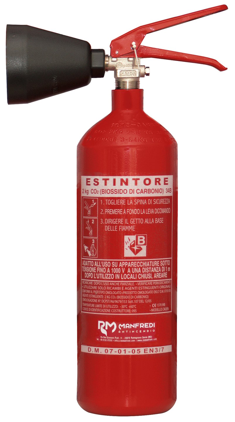 Estintori portatili a CO2