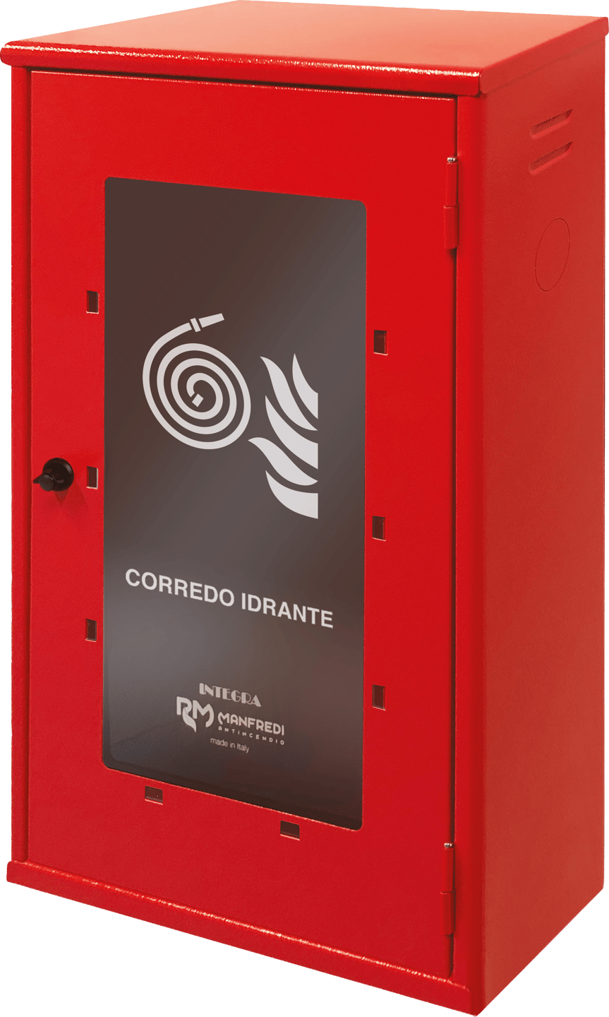 Leerer Hydrantenschrank Airone DN70 mit Scheibe