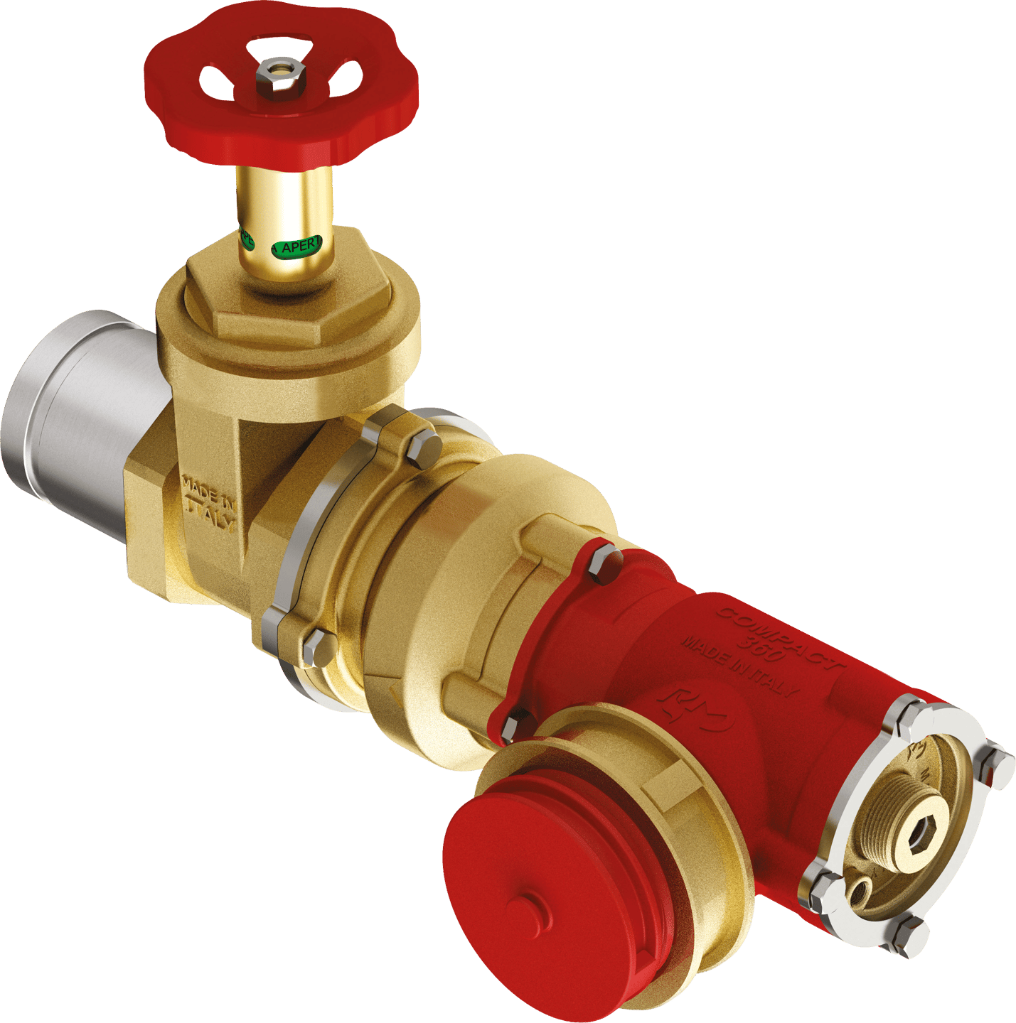 Collecteur d’alimentation de pompe Compact 360 rainuré