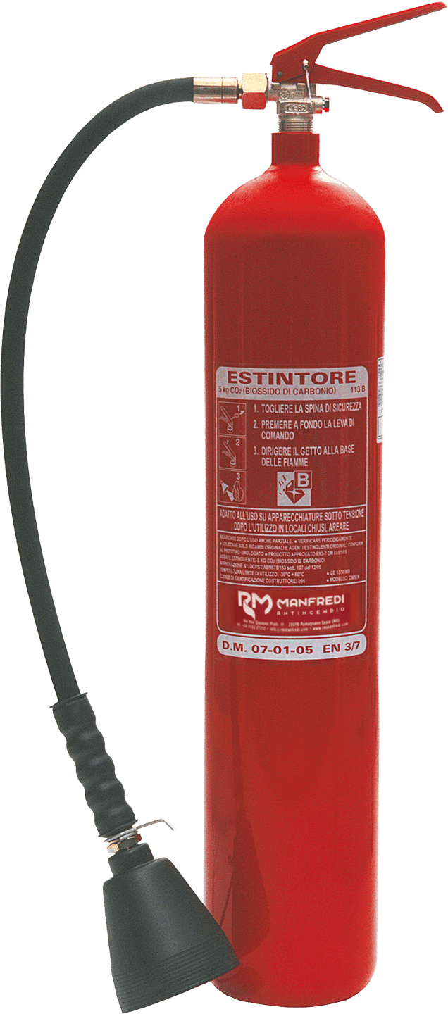 Estintori portatili a CO2