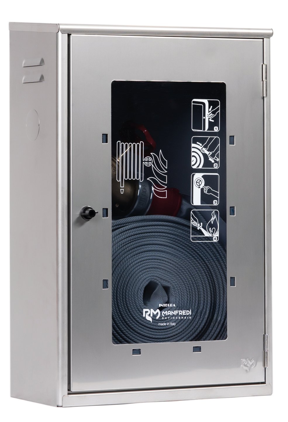 Idrante a muro Airone DN45 da interno/esterno con lastra 0497/CPR/134