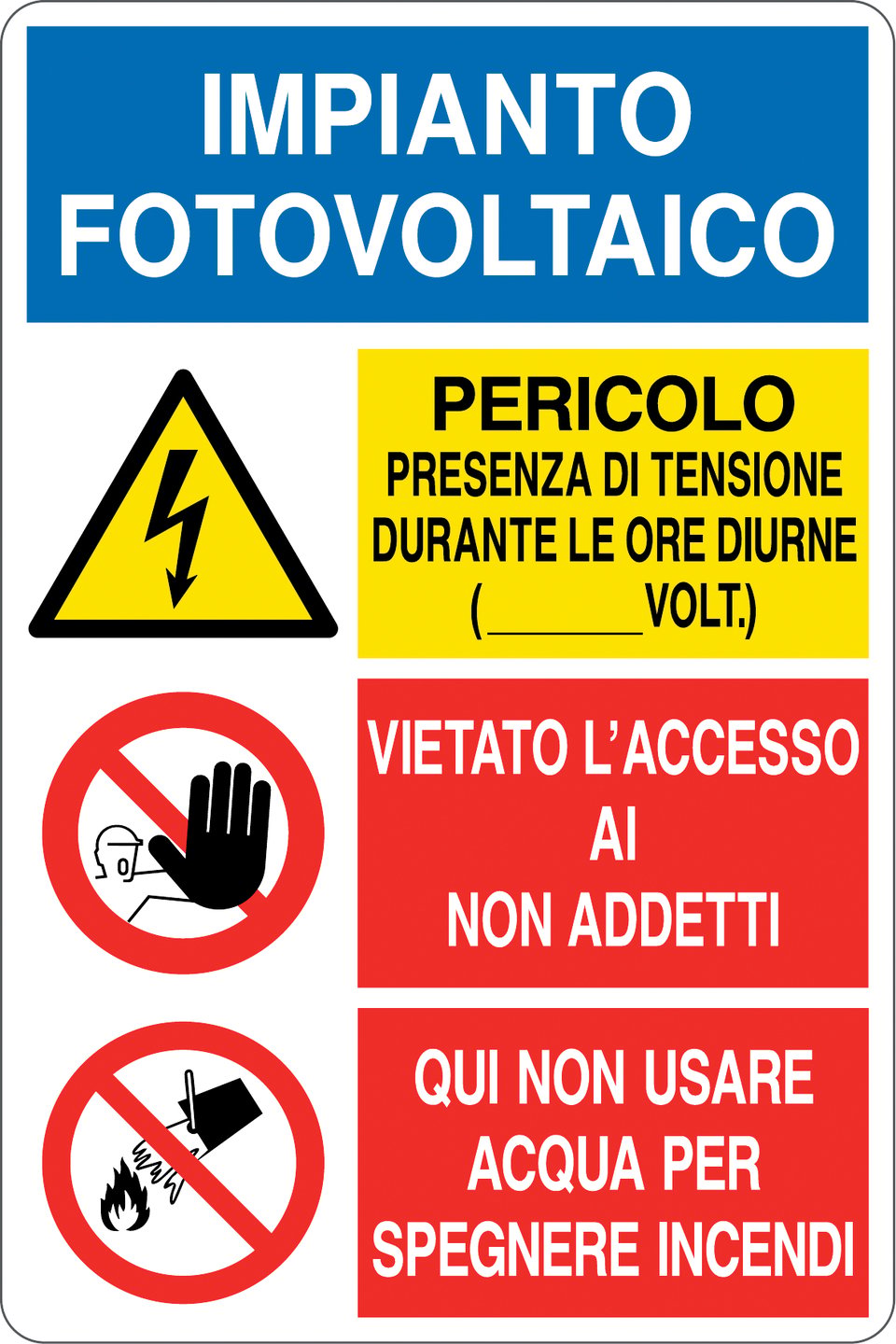 Segnaletica Multisimbolo