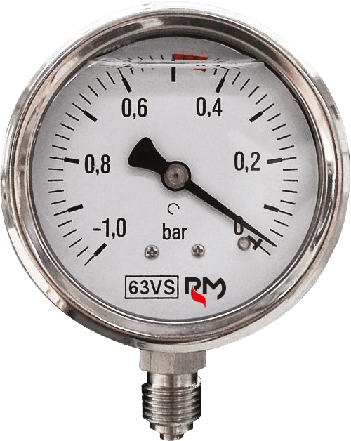 Kombiniertes Druck-/Vakuummanometer Ø80/100