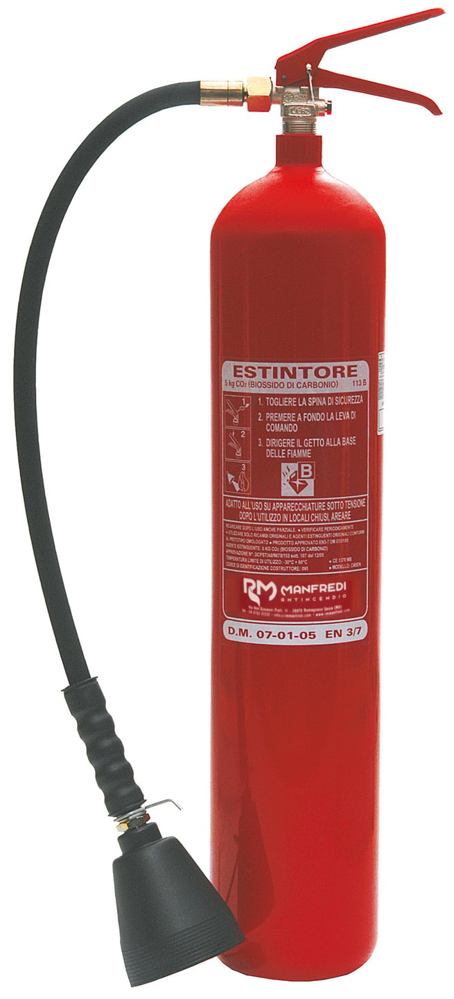 Estintori portatili a CO2
