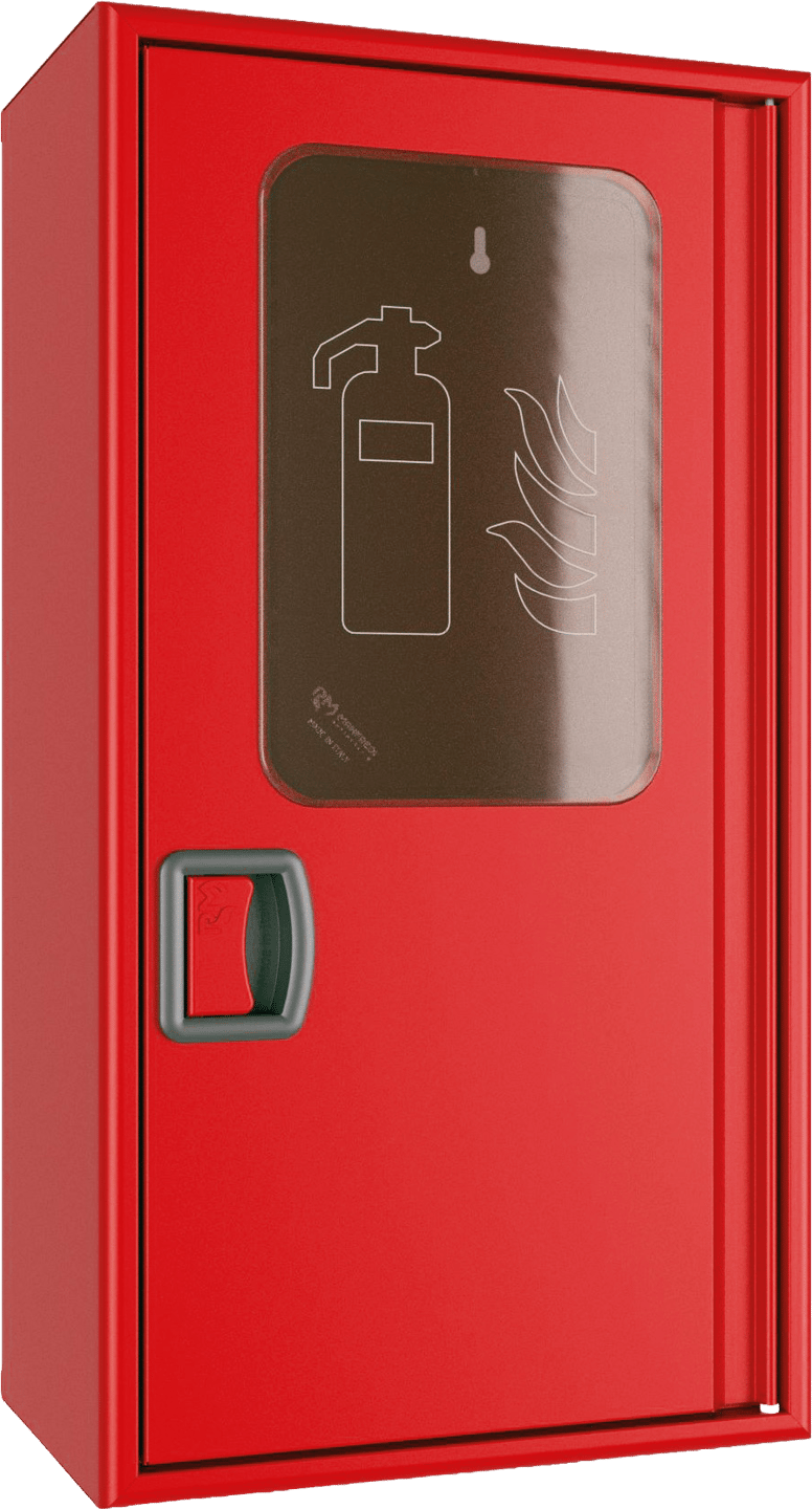 Cassetta porta estintore Airone Evo con portello pieno