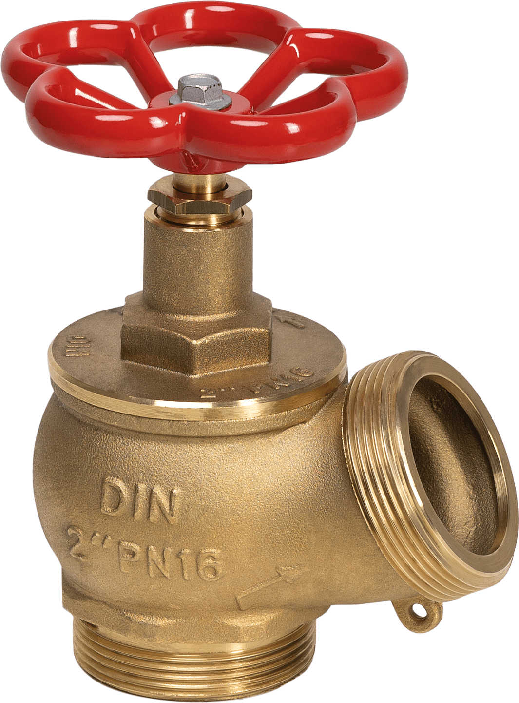 Wandhydrantenventil PN16, deutsche Ausführung