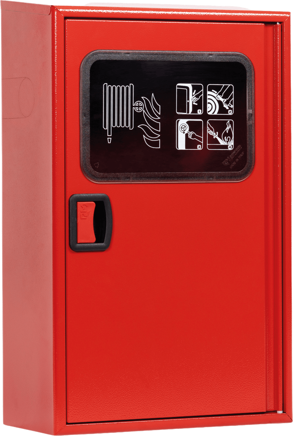 Airone Evo DN45-Wandhydrant für Innen- und Außenbereiche mit Sichtfenster 0497/CPR/134