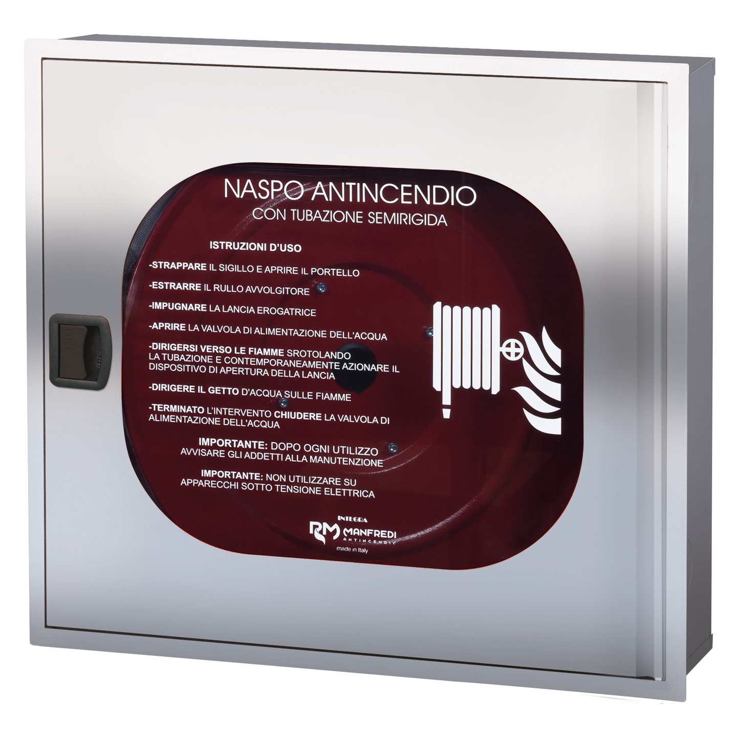 Naspo da incasso Airone Evo DN25 con lastra