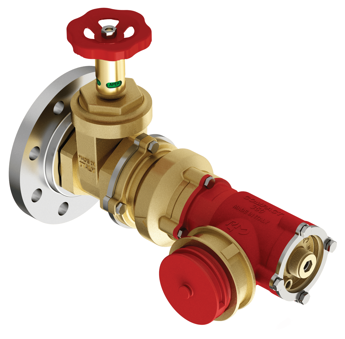 Gruppo Attacco Autopompa Compact 360 Flangiato