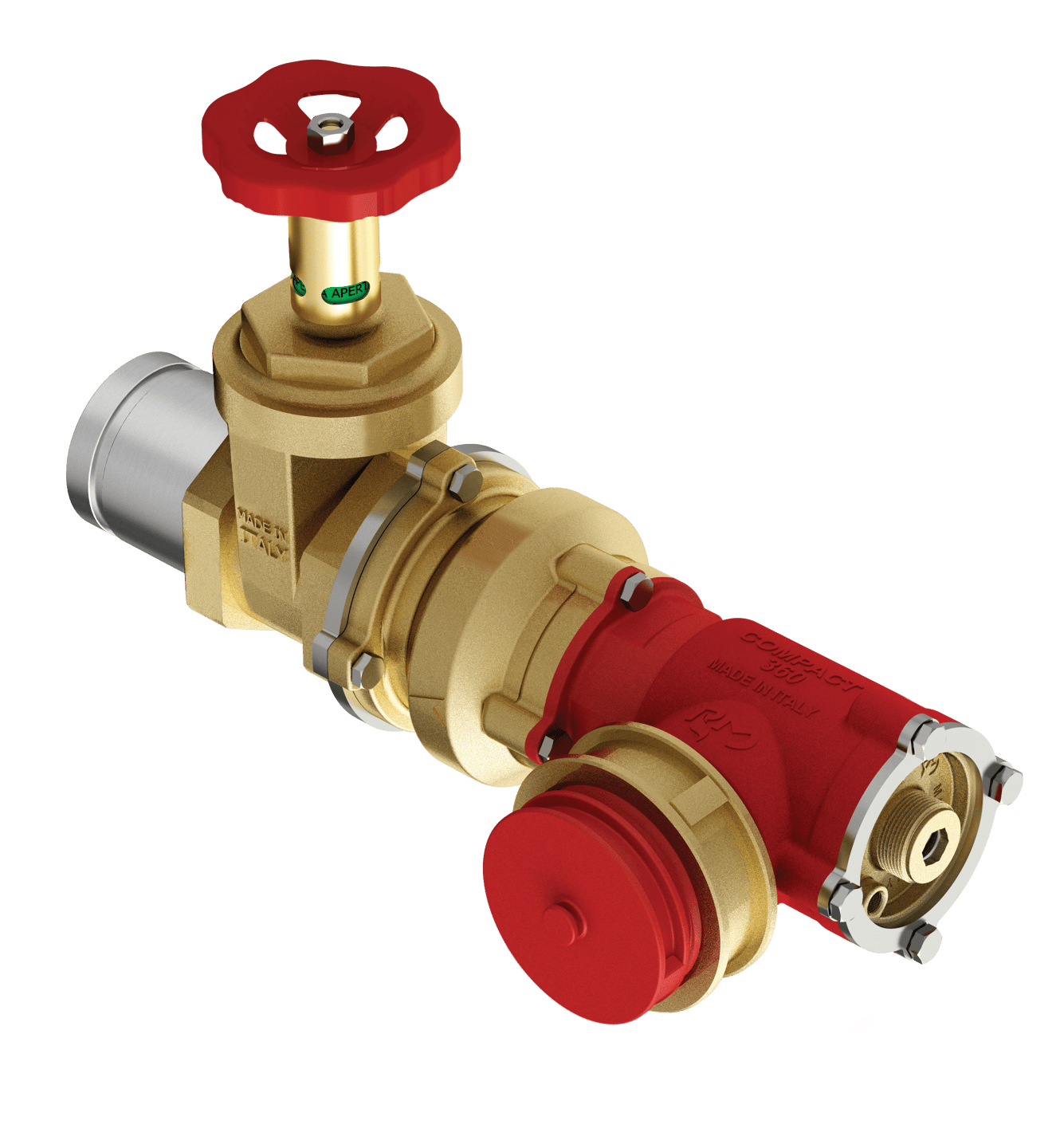 Gruppo Attacco Autopompa Compact 360 Scanalato