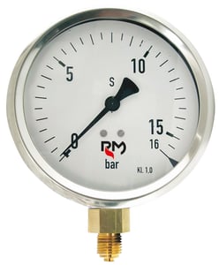 Manometro Radiale Ø63