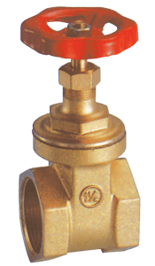 Saracinesca in ottone attacco filettato F - F GAS ISO 228