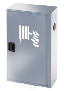 Idrante a Muro Airone Evo Inox da Interno/Esterno con Portello Pieno