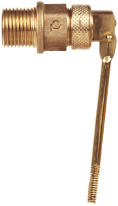 Rubinetto a Galleggiante Silenzioso 1/2" Corpo Ottone per Abbeveratoio