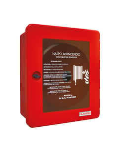 Naspo a parete e semi-incasso Soft DN25 con lastra