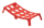 Selletta porta manichetta in materiale plastico